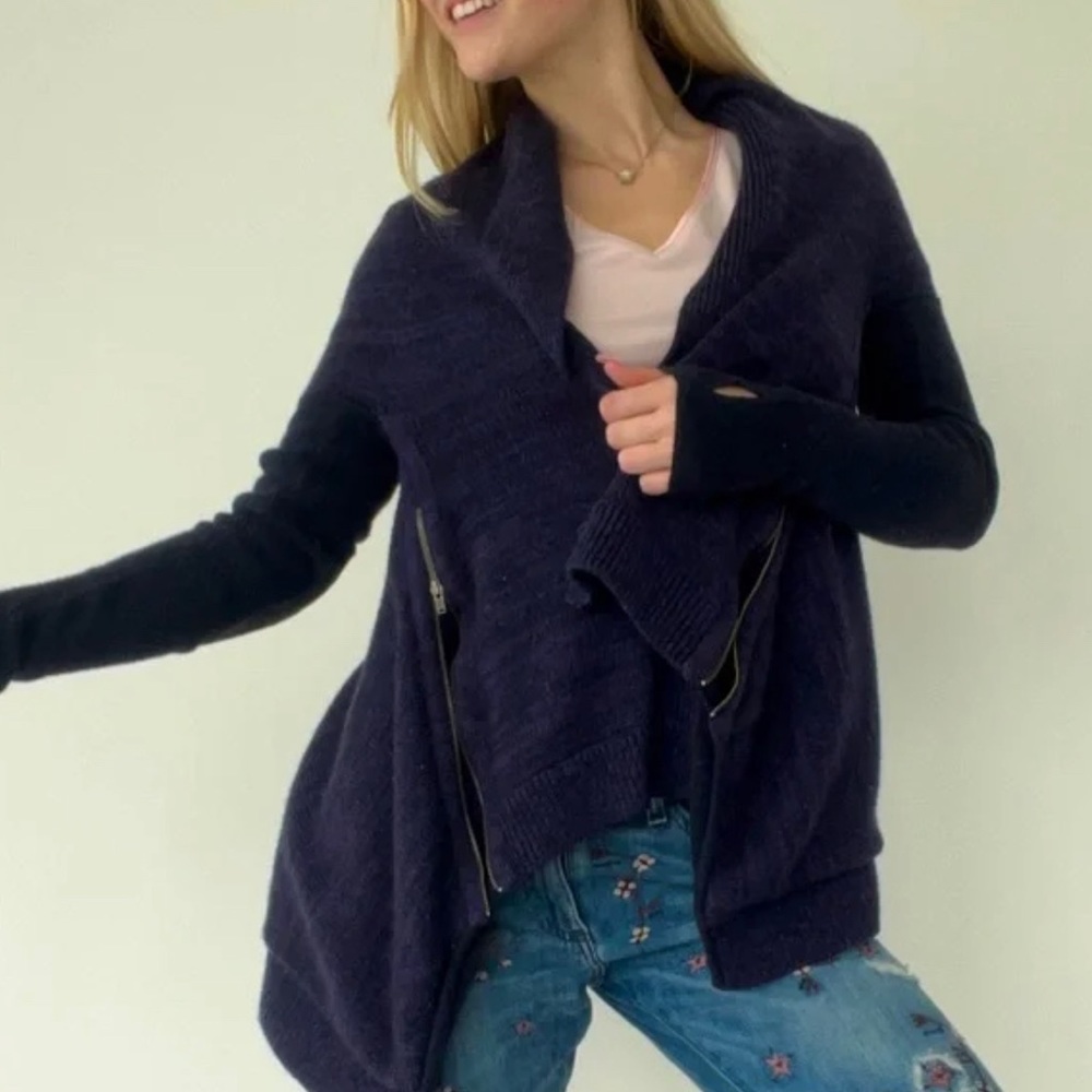 Lululemon Athletica Wrap it Up Merino Wool Cardigan Sweater XS